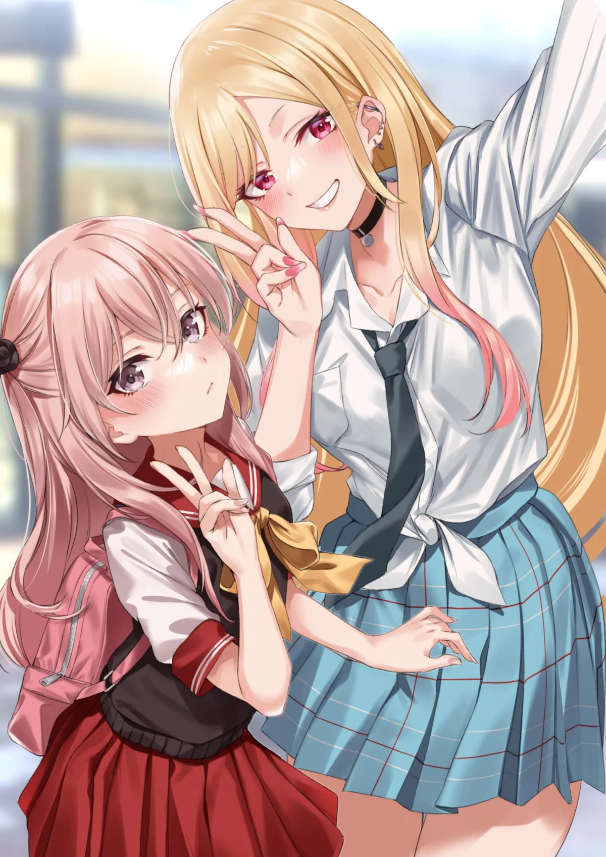 Inui Sajuna and Kitagawa Marin from My Dress-Up Darling - Captivating Anime Duo by Hachiroku #5