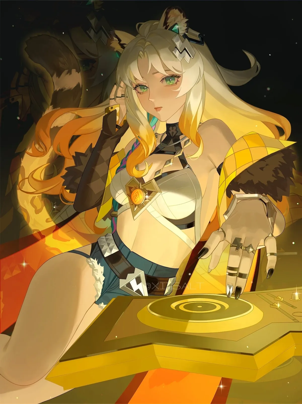 Xilonen Genshin Impact Anime Wallpaper: Female, Animal Ears, Bare Shoulders #120