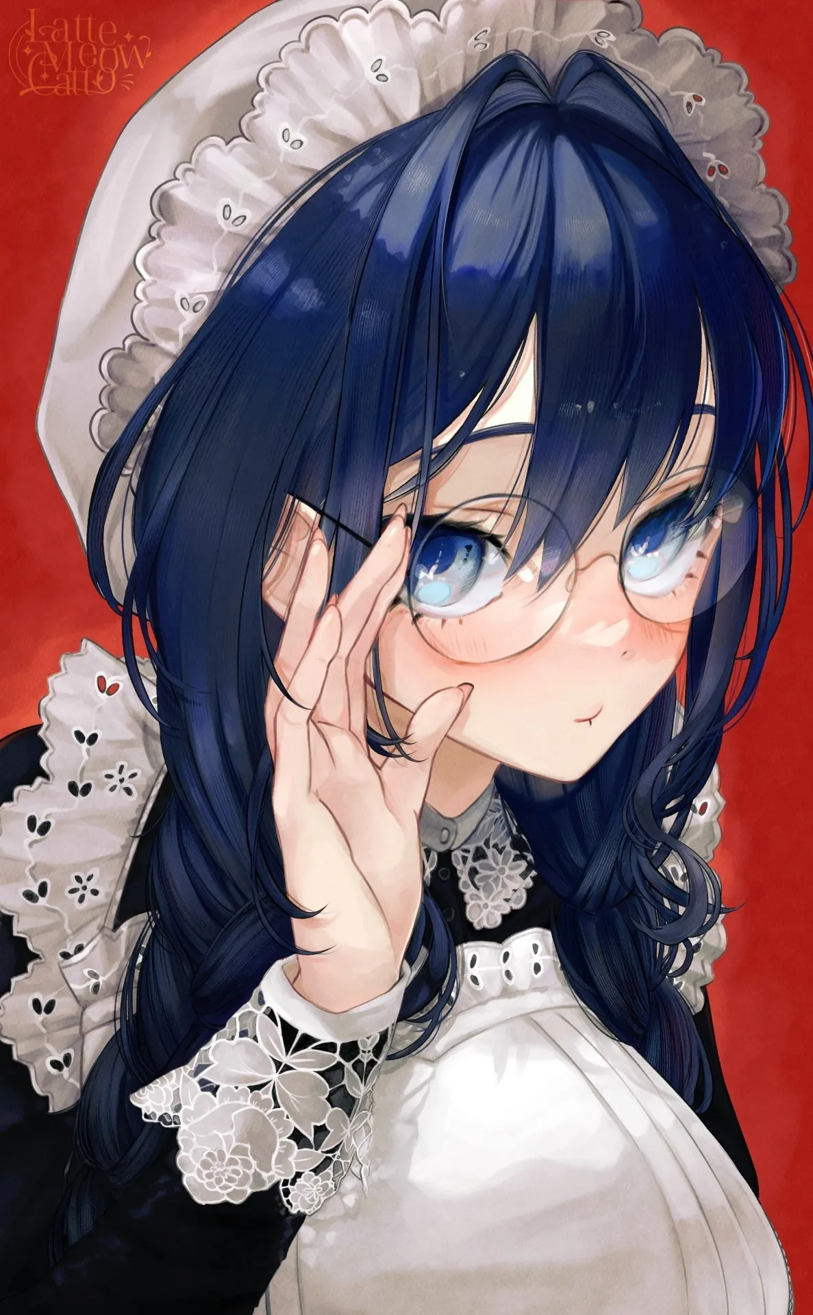 Ouro Kronii Maid Outfit Hololive - Fanart by lattemeowcatto #734