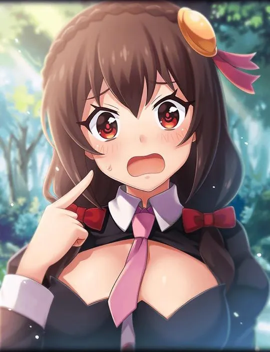 Yunyun Iconic Shocked Face KonoSuba Fanart #752