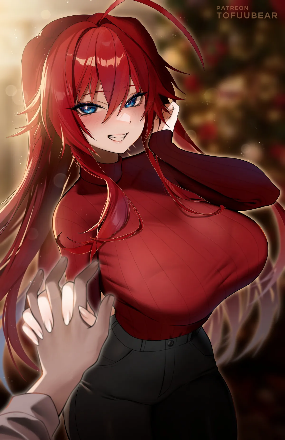 Rias Gremory Wallpaper: High School DxD - "Take My Hand" by Tofuubear #808