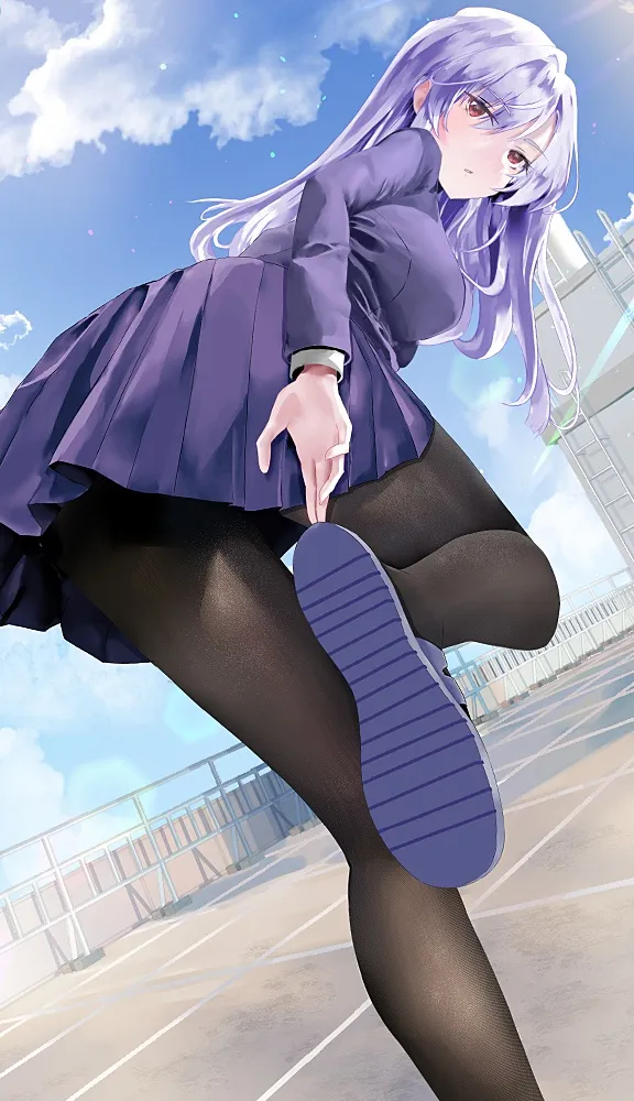 Eiai Nano Wallpaper: Cool School Look by finfia - 100 Girlfriends Anime #811