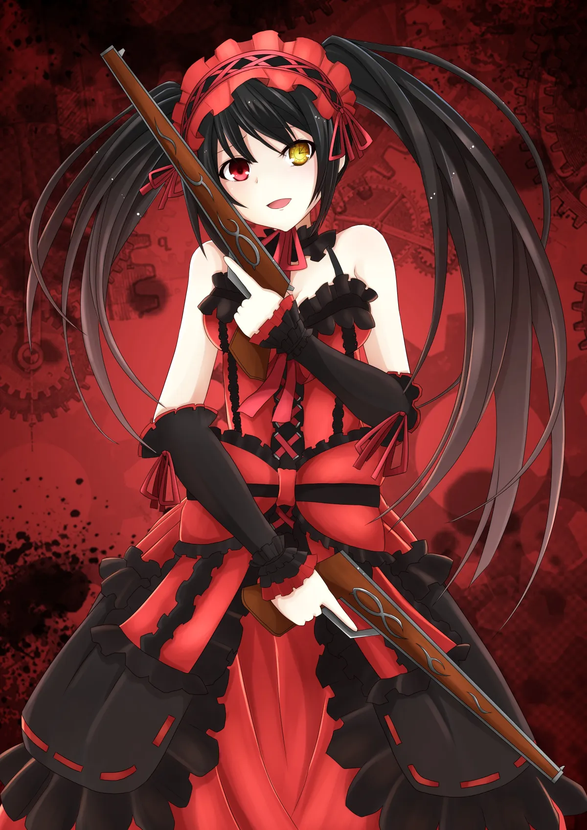 Tokisaki Kurumi Wallpaper - Date A Live Fanart by kurousagi yuu #863