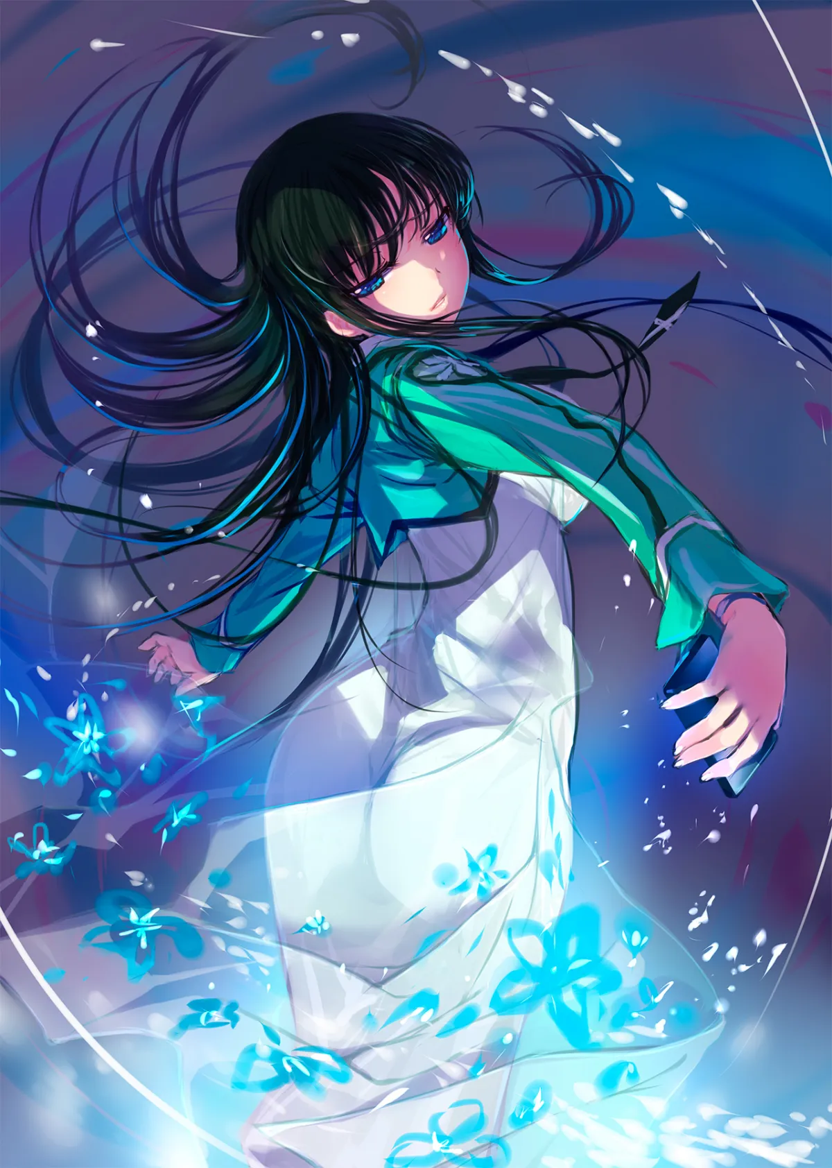 Miyuki Shiba Wallpaper: Mahouka Koukou no Rettousei Art by Mikazuki Akira #881