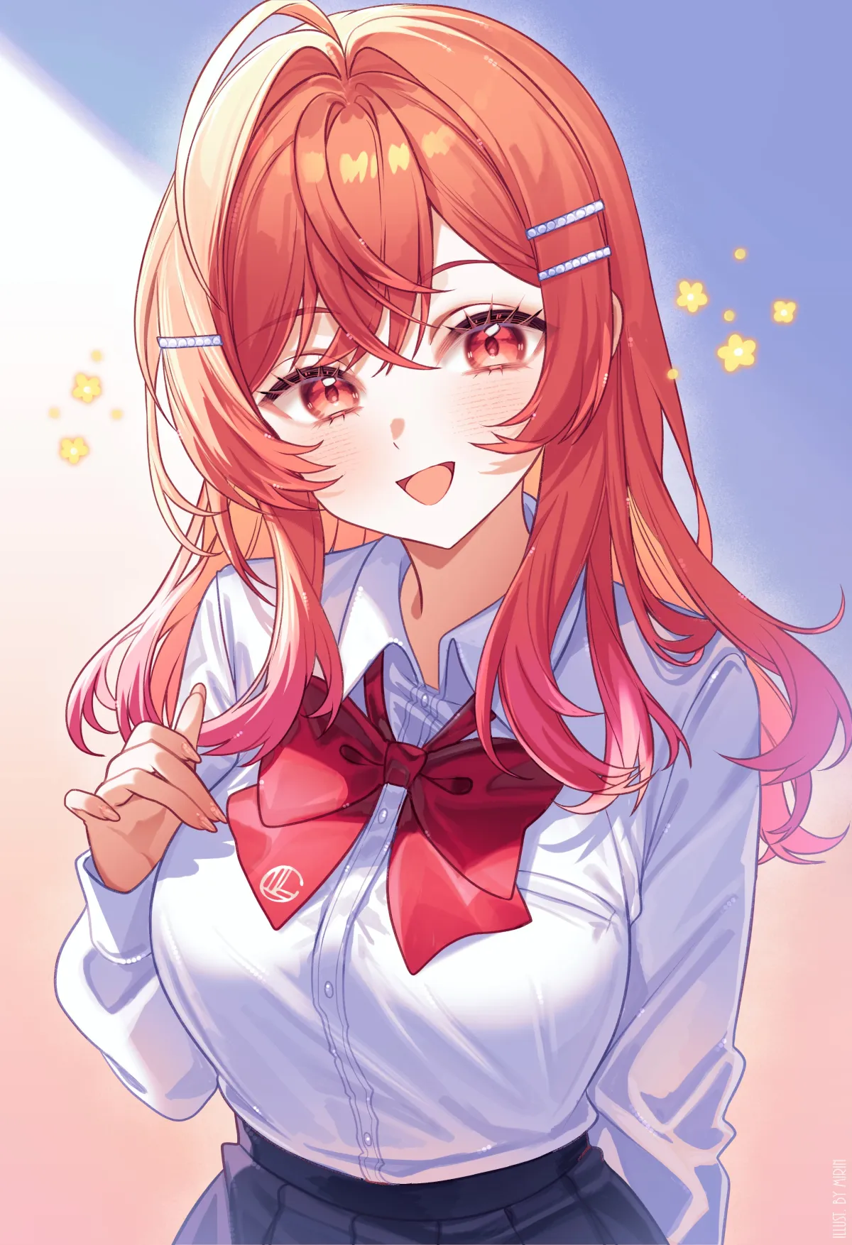 Ichijou Ririka Wallpaper: Hololive's Cutest Student by mirin #886