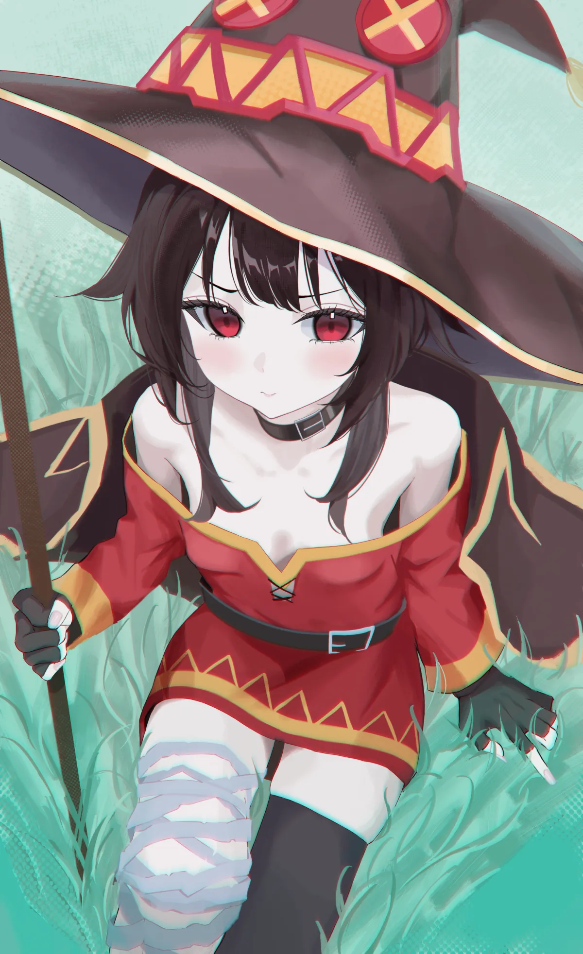 Megumin Wallpaper: Adorable Fanart by oekaki siro (KonoSuba) #972