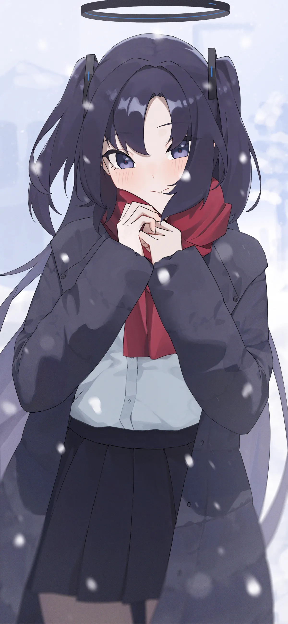 Yuuka Hayase Wallpaper - Winter Edition (Blue Archive) by aozora_1051 #980