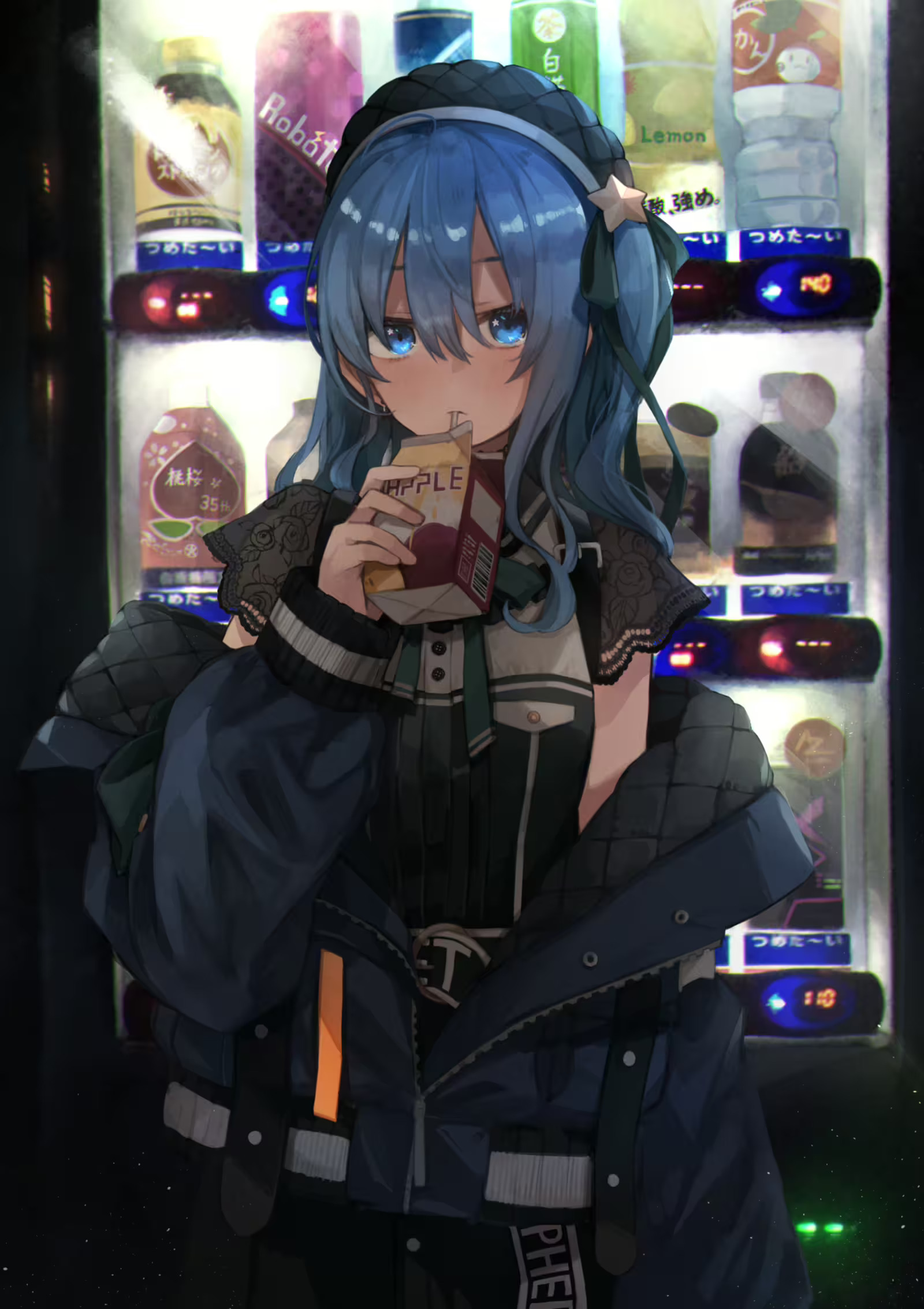 Hoshimachi Suisei Hololive Fanart by Kase (Kurimuzone Orta)
