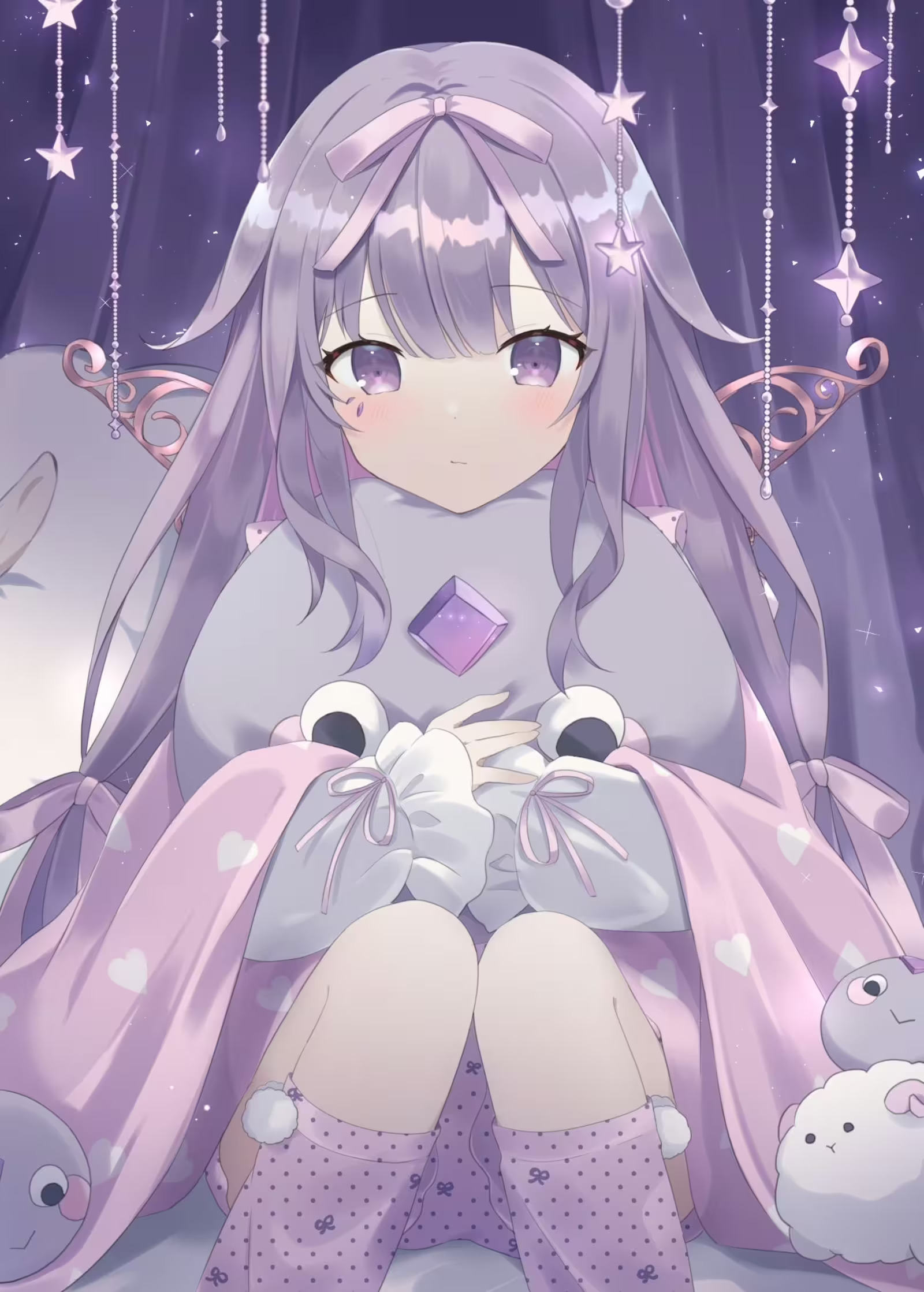 Koseki Bijou Hololive VTuber Wallpaper by loveyuzu