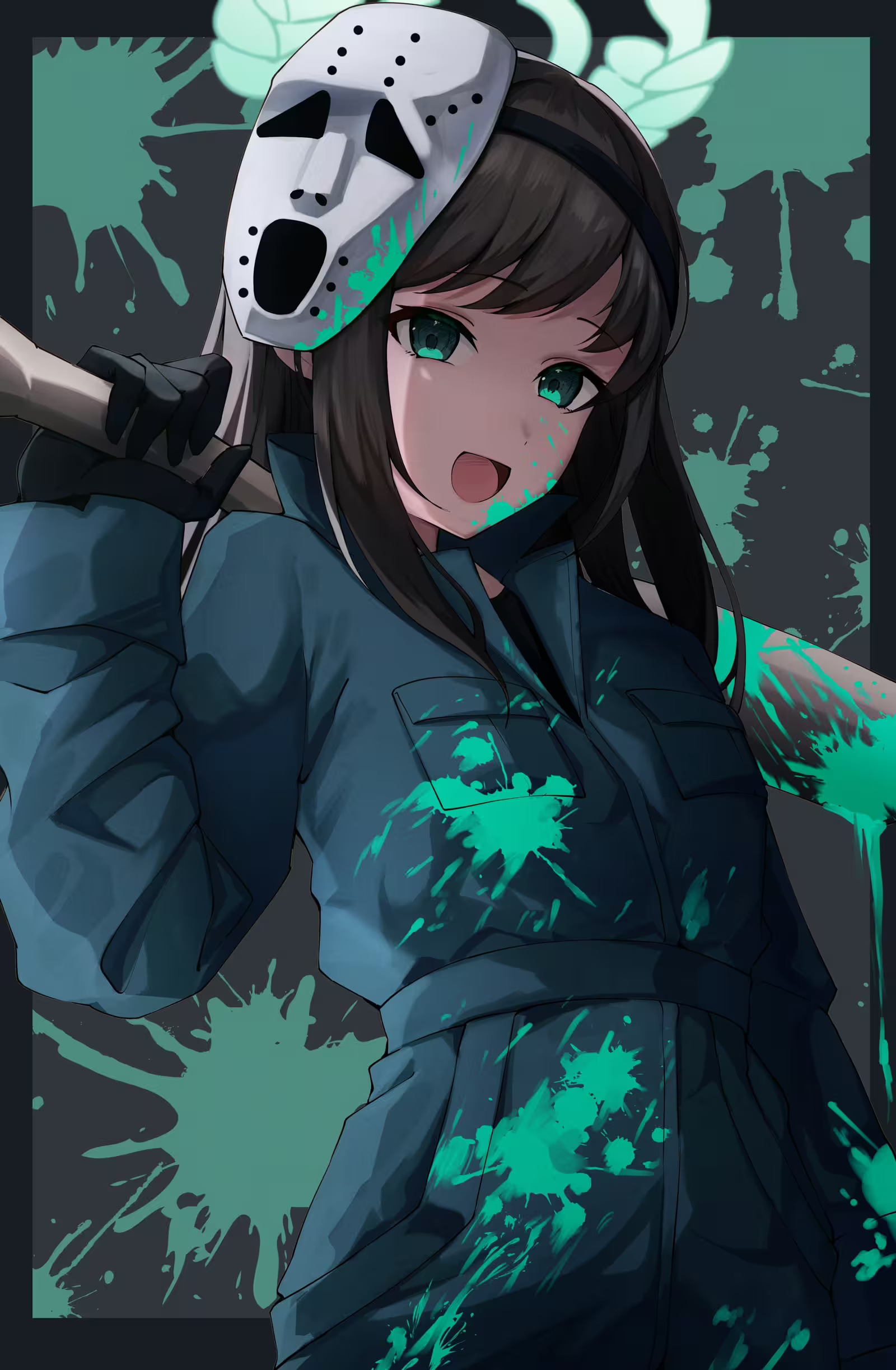 Airi Kurimura Blue Archive Wallpaper - Halloween Costume by oiru