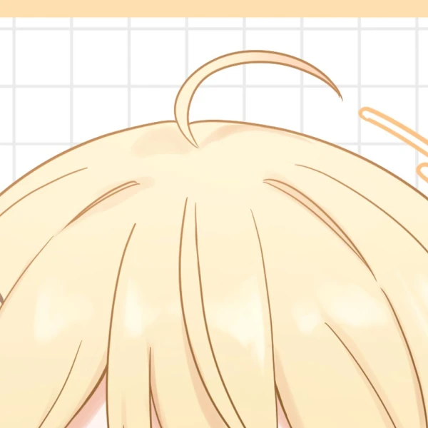 Ahoge waifu aesthetic tag