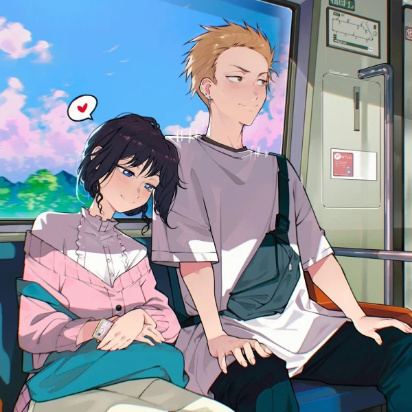 Couple waifu aesthetic tag