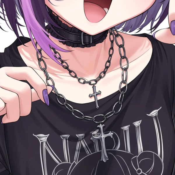 Necklace waifu aesthetic tag