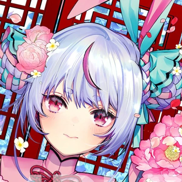 Hair Flower waifu aesthetic tag