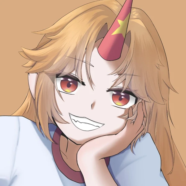 Grin waifu aesthetic tag