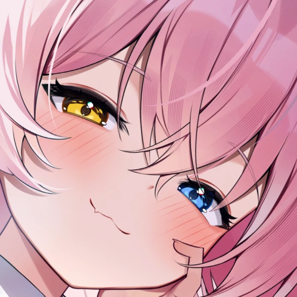 Heterochromia waifu aesthetic tag