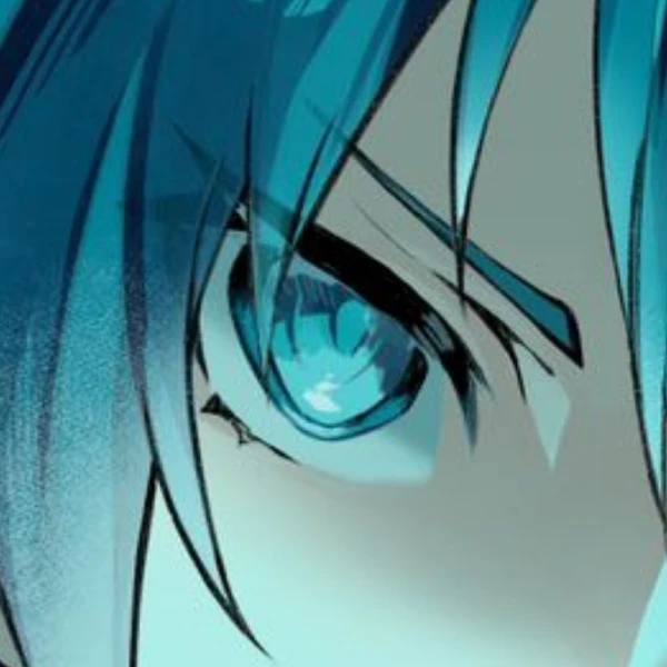 Aqua Eyes waifu aesthetic tag