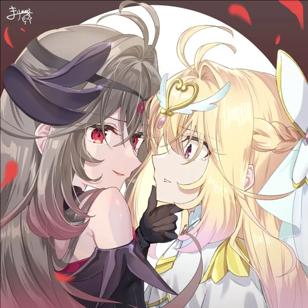 Yuri waifu aesthetic tag