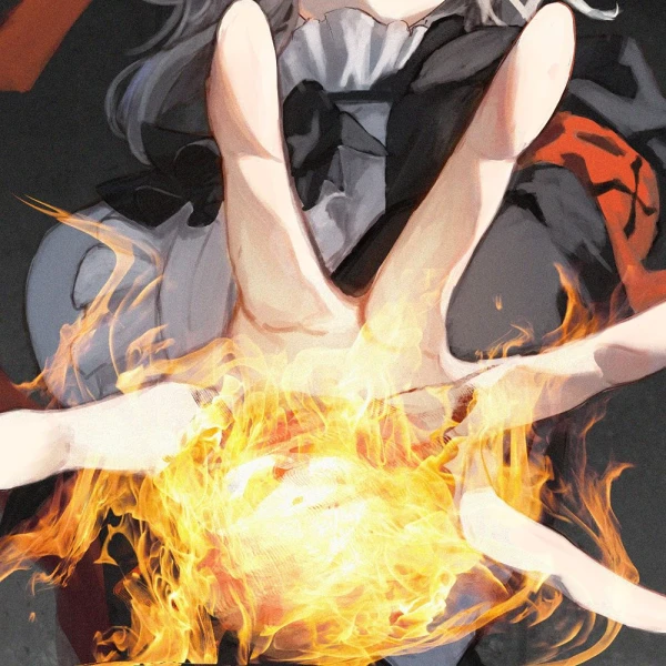 Fire waifu aesthetic tag