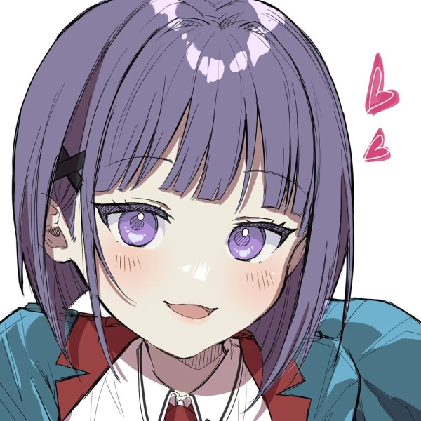 Blunt Bangs waifu aesthetic tag