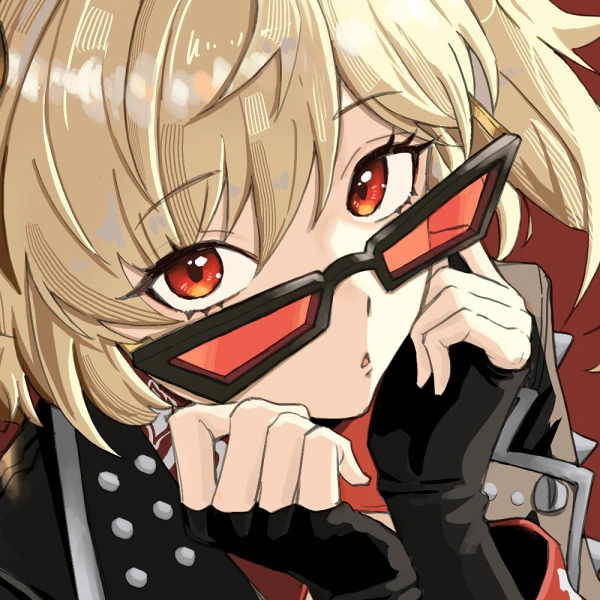 Sunglasses waifu aesthetic tag