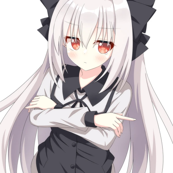 Crossed Arms waifu aesthetic tag