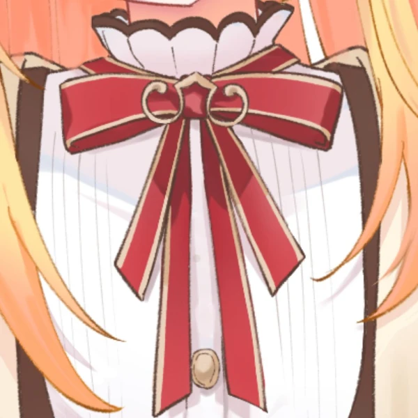 Red Ribbon waifu aesthetic tag