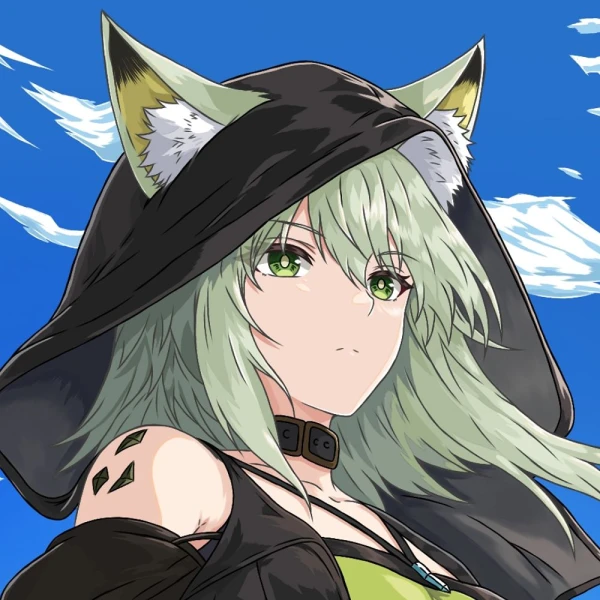 Hood Up waifu aesthetic tag