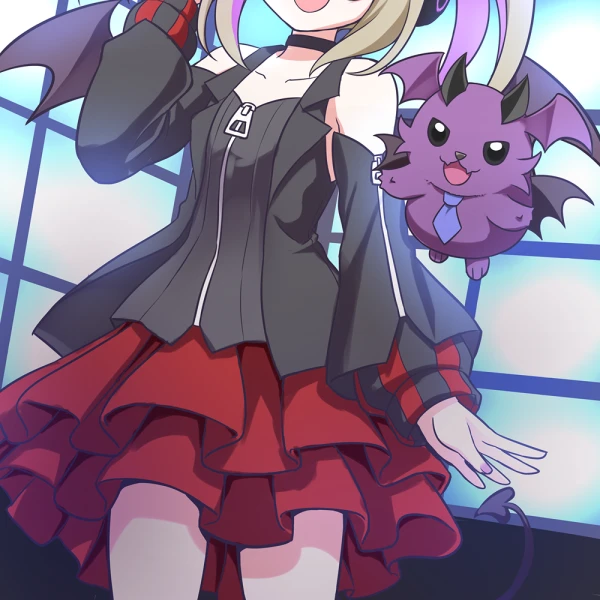 Red Skirt waifu aesthetic tag