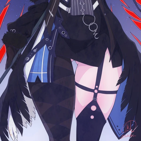 Asymmetrical Legwear waifu aesthetic tag