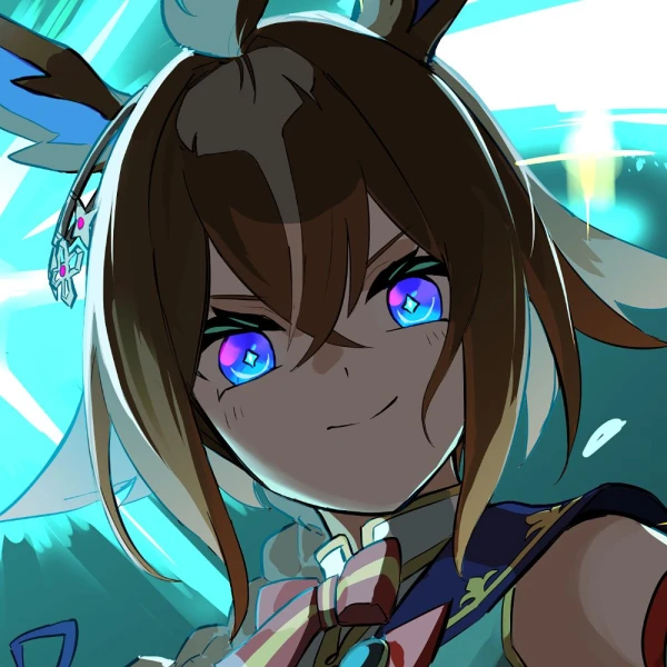 Glowing Eyes waifu aesthetic tag