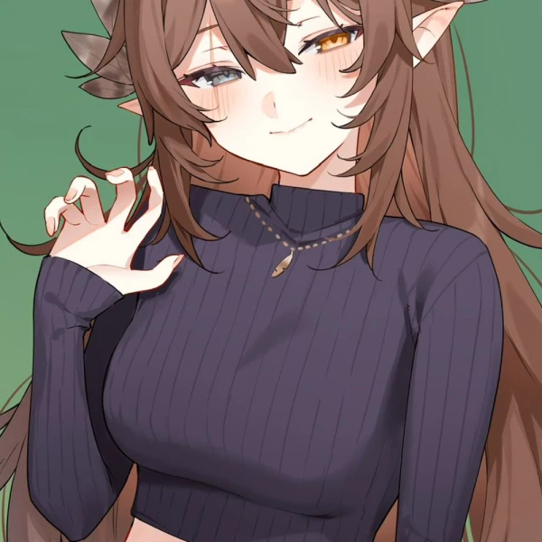 Black Sweater waifu aesthetic tag