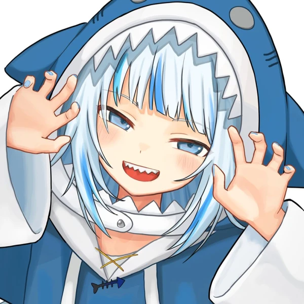 Blue Hoodie waifu aesthetic tag