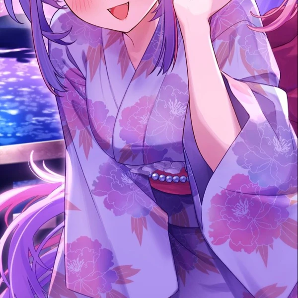 Purple Kimono