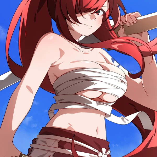 Chest Sarashi waifu aesthetic tag