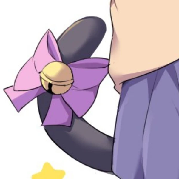 Tail Bow waifu aesthetic tag