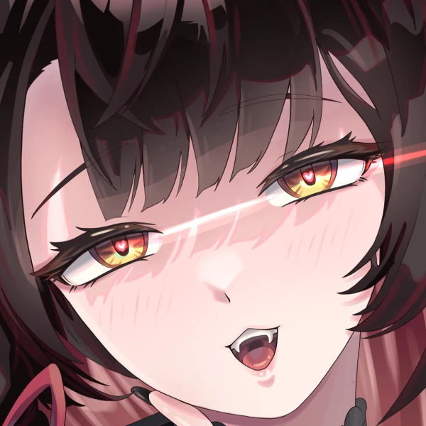 Glowing Eye waifu aesthetic tag