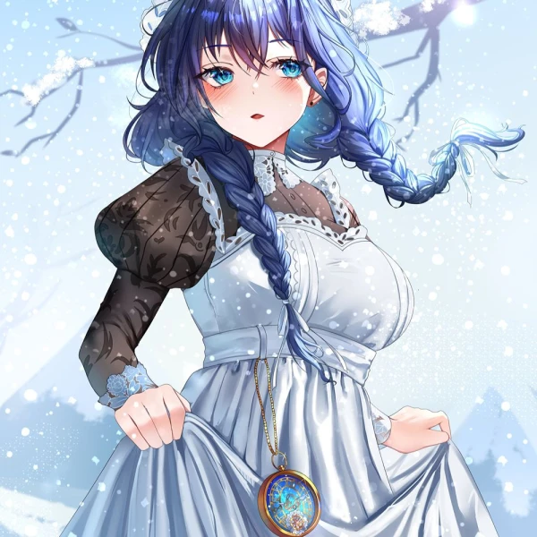 High-waist Dress waifu aesthetic tag