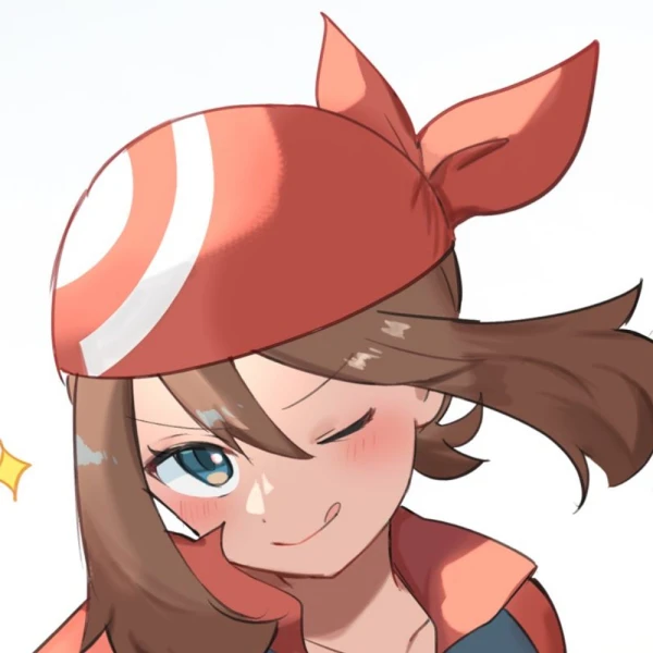 Red Bandana waifu aesthetic tag