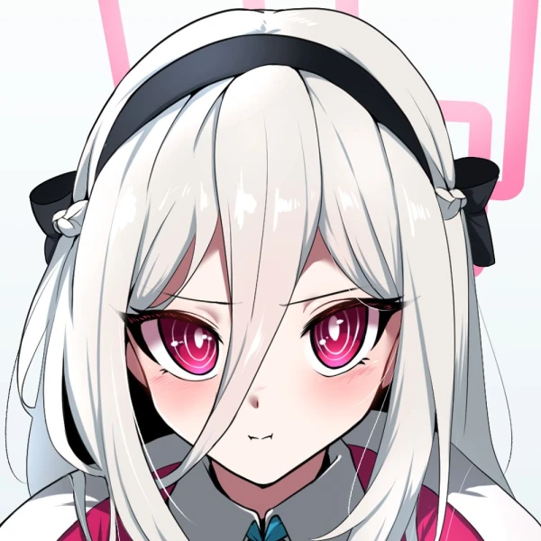 Black Hairband waifu aesthetic tag