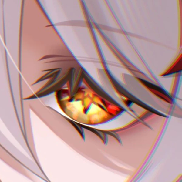 Snowflake Pupils waifu aesthetic tag