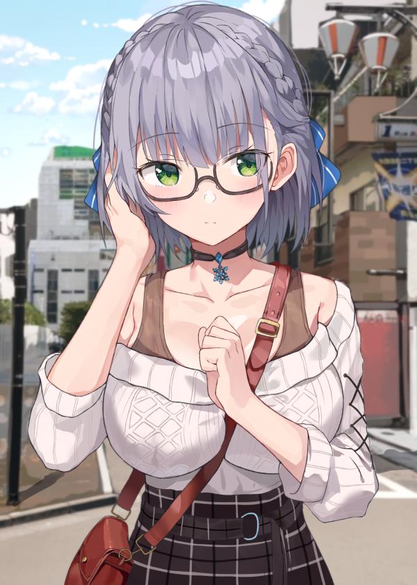 Shirogane Noel Hololive Casual Outfit Wallpaper by surren2019 #326
