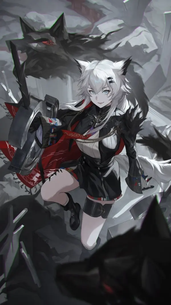 Arknights Lappland the Wolf: 4K Wallpaper by cola-alter #334