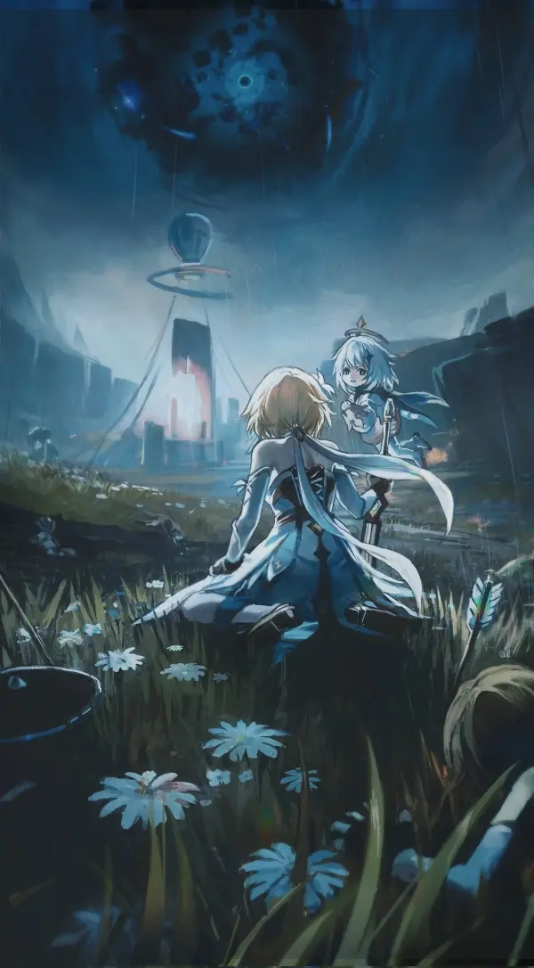 Lumine & Paimon Genshin Impact Wallpaper by Thijikoy #370