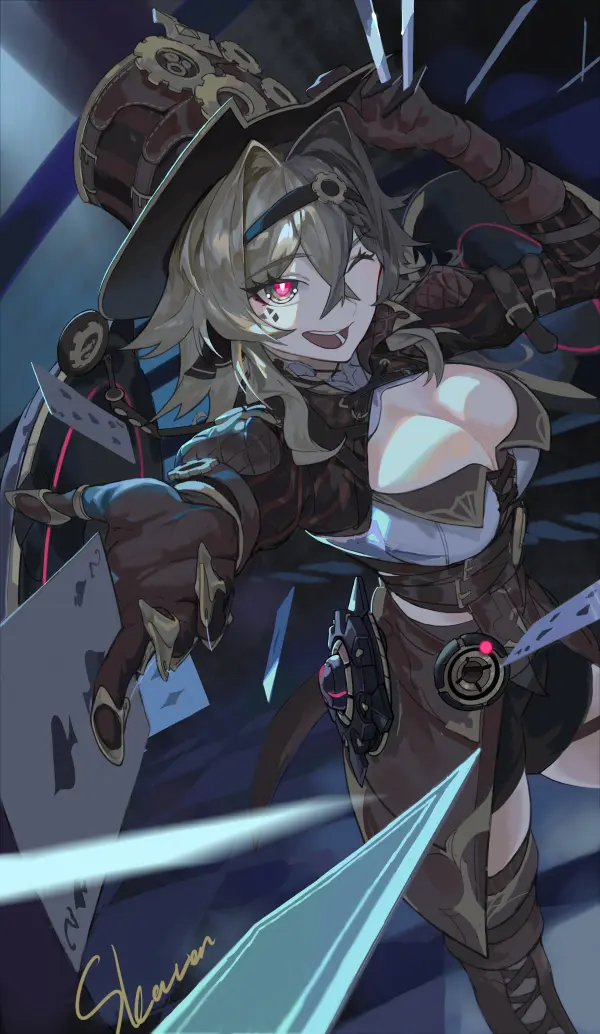 Vill-V Honkai Impact 3rd Wallpaper Art by skavenprime #386