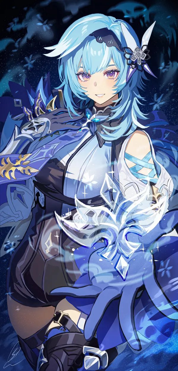 Eula Lawrence Genshin Impact Wallpaper by Shibuki Kamone #708