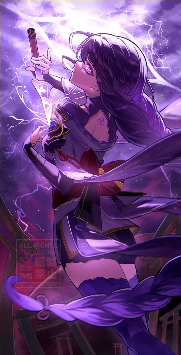 Raiden Ei Genshin Impact Fanart by Nero Hanken #760