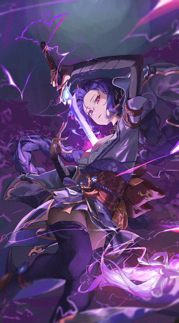 Raiden Ei: Glimpse of Eternity - Genshin Impact Art by hone #774