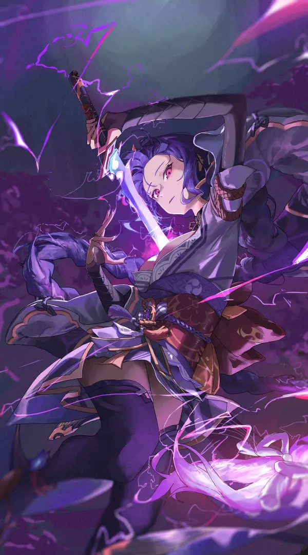 Raiden Ei: Glimpse of Eternity - Genshin Impact Art by hone #774