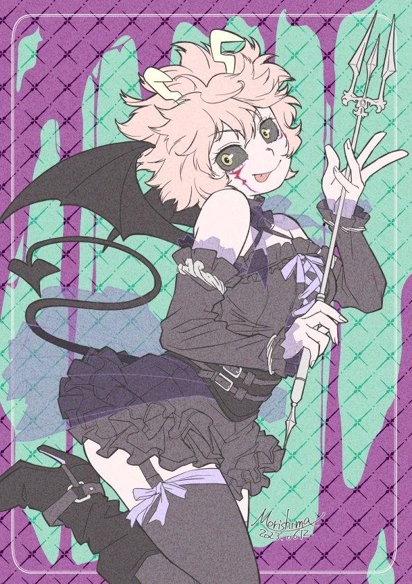 Ashido Mina Demon Ver. Wallpaper - Boku no Hero Academia (Morishima Noriko) #790